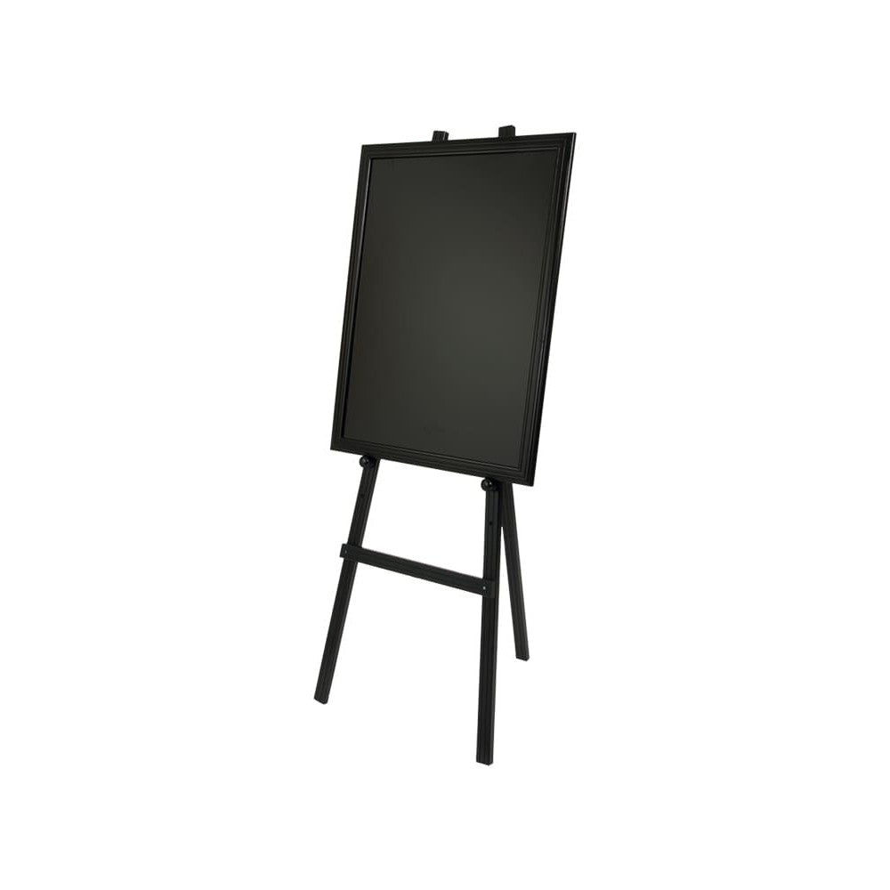 Securit® Kiefernholz Staffelei, 165cm, Schwarz, Outdoor