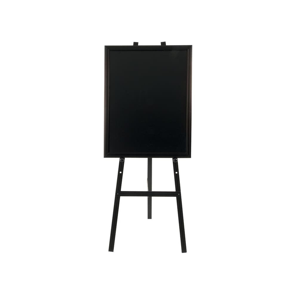 Securit® Kiefernholz Staffelei, 165cm, Schwarz, Outdoor