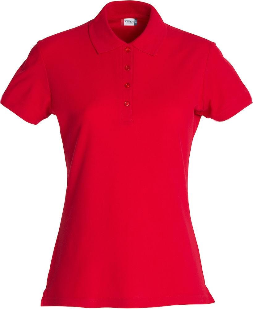 Clique Damen Poloshirt Weiss XS-XXL 100% Baumwolle - wirbe-welt.shop
