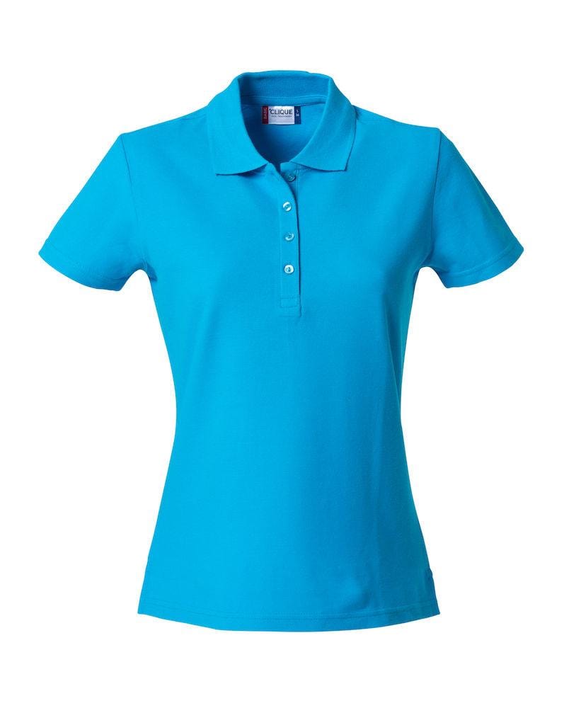 Clique Damen Poloshirt Weiss XS-XXL 100% Baumwolle - wirbe-welt.shop