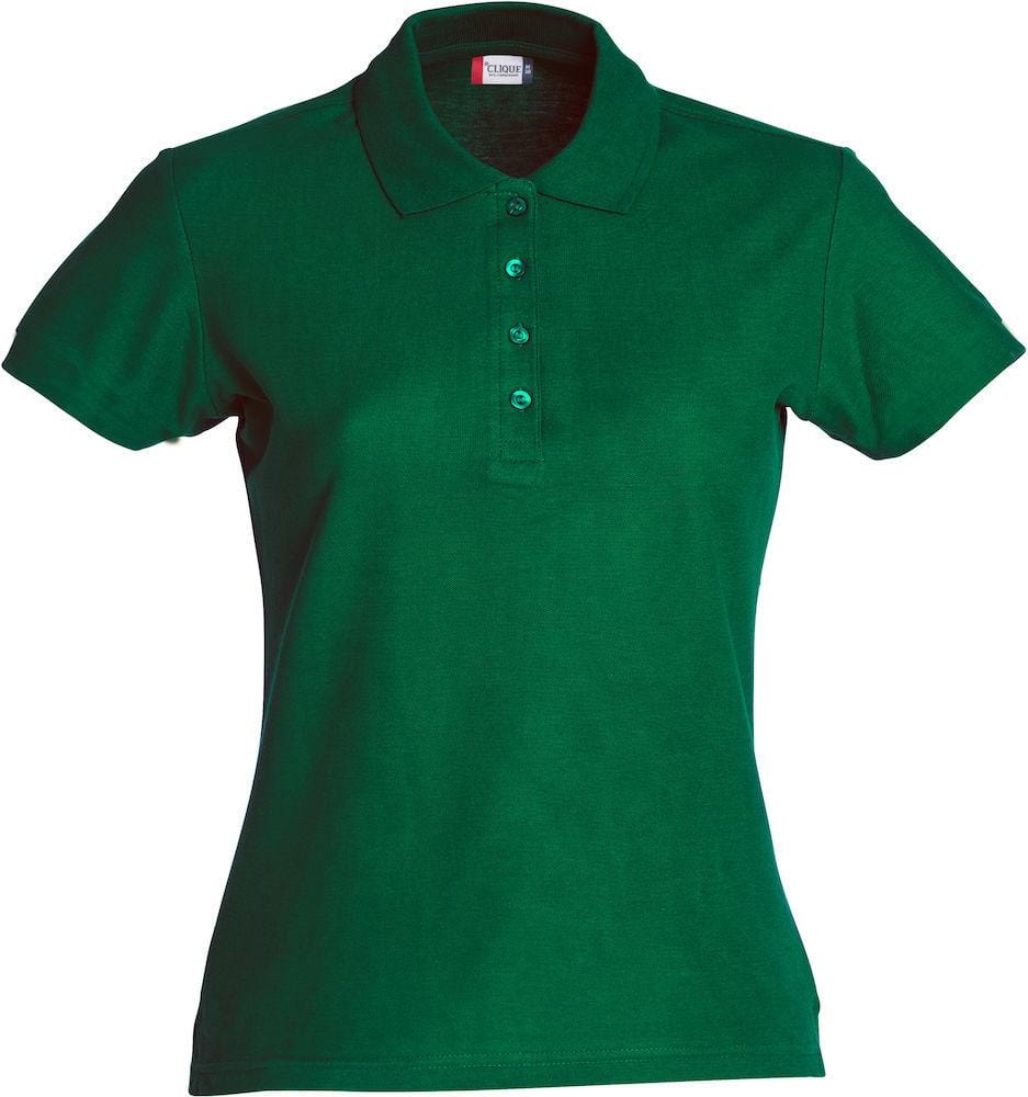 Clique Damen Poloshirt Weiss XS-XXL 100% Baumwolle - wirbe-welt.shop