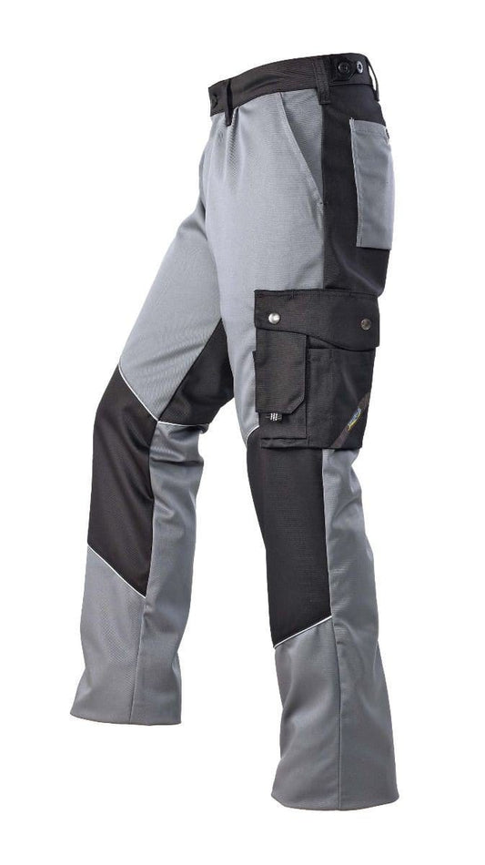 Arbeitshose grau/schwarz - wirbe-welt.shop