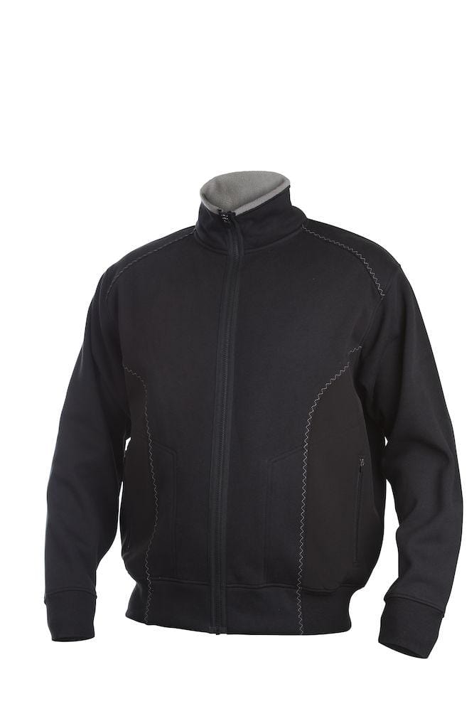 Sweatjacke mit Stehkragen - wirbe-welt.shop
