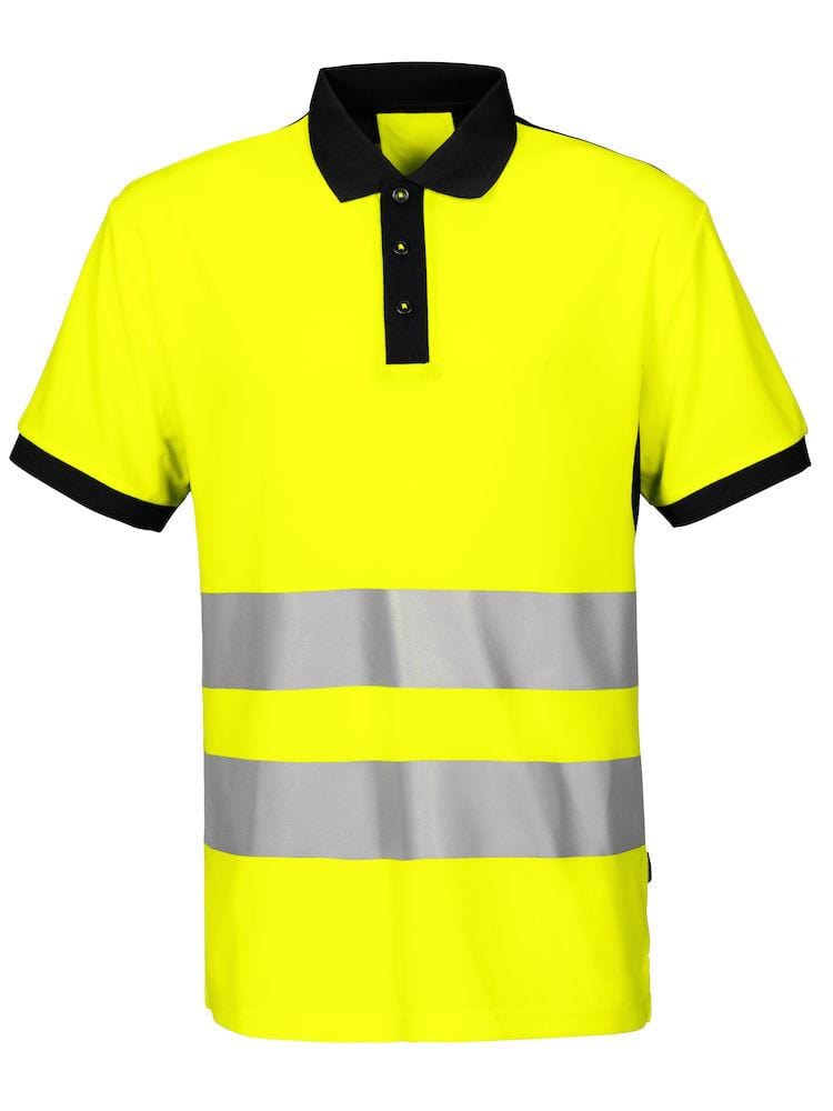 Projob Herren Warnschutz Polo Hemd mit Reflektor Streifen - wirbe-welt.shop