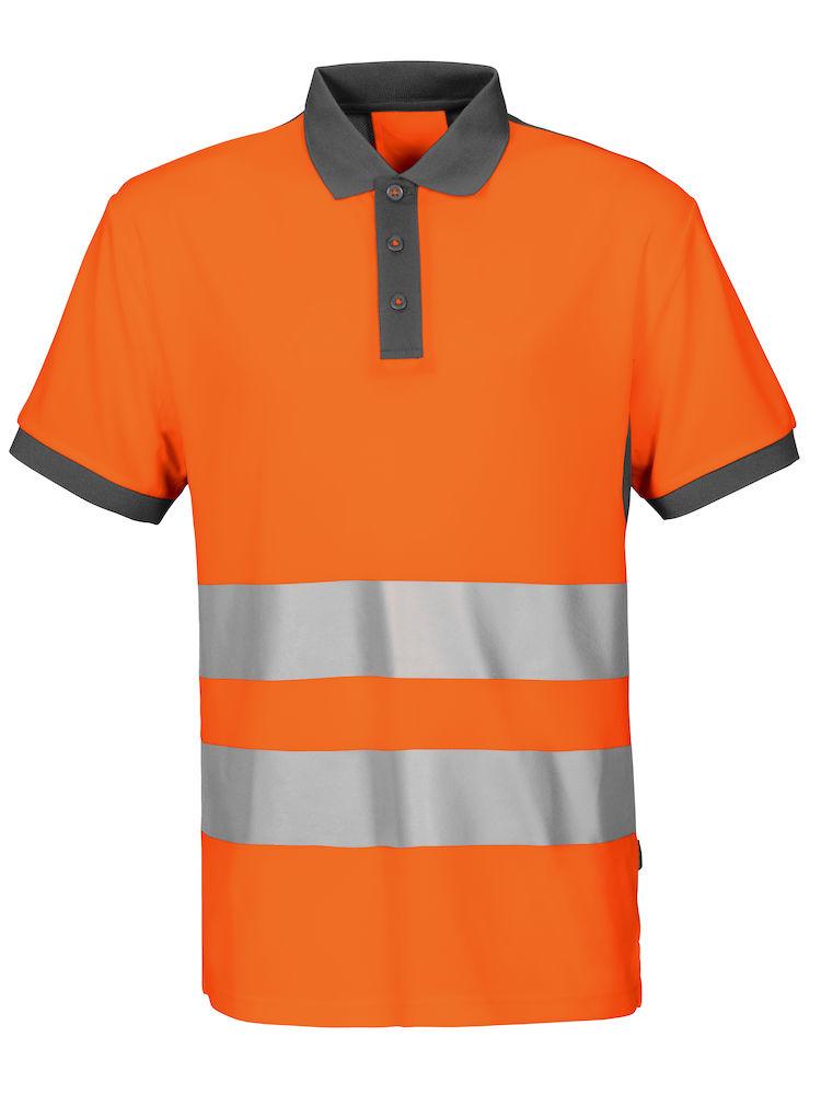 Projob Herren Warnschutz Polo Hemd mit Reflektor Streifen - wirbe-welt.shop
