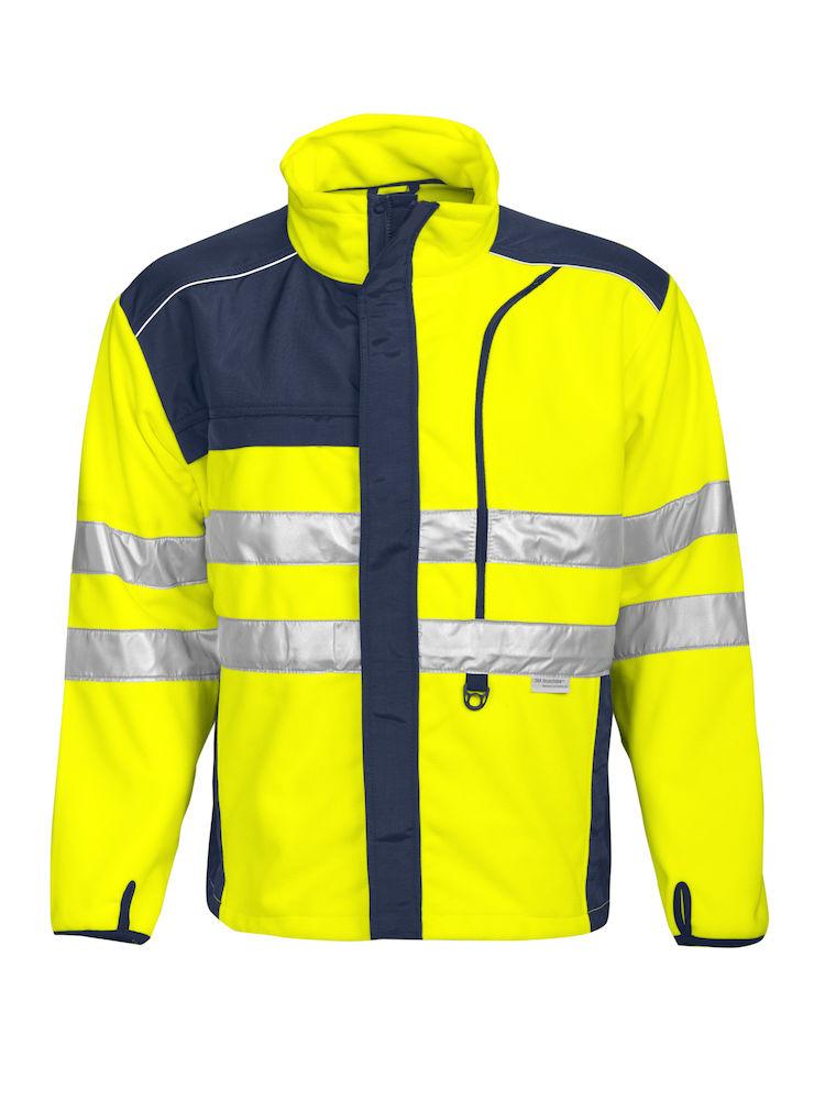 Projob Herren Fleecejacke in Warnschutzfarbe - wirbe-welt.shop