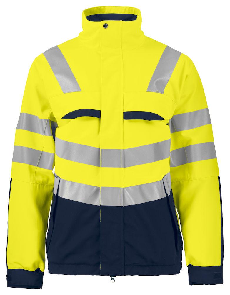 Projob Herren Warnschutz-Jacke mit ISO 20471 KLASSE 3/2 Zertifizierung - wirbe-welt.shop