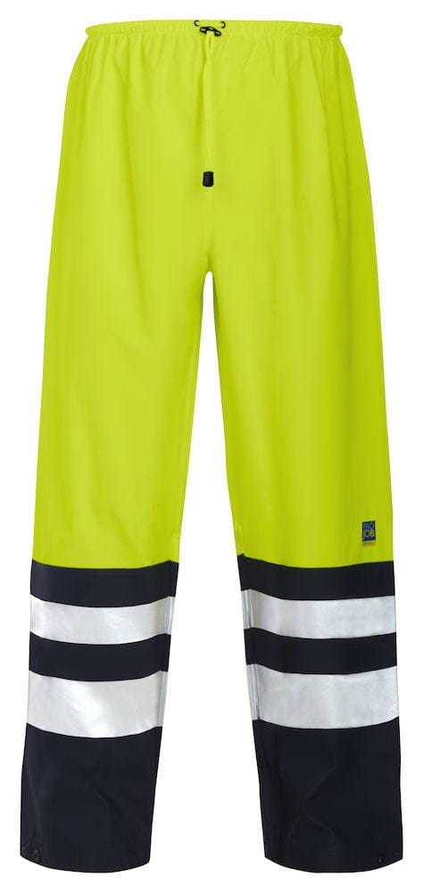Projob Herren Regenhose in Warnschutzfarbe, EN ISO 20471 Klasse 2 - wirbe-welt.shop