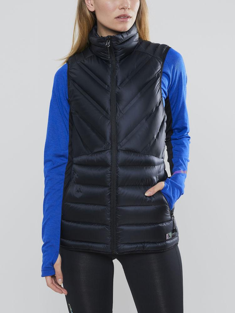 Warme Daunen Weste / Gilet für Damen - Warm gefüttert - wirbe-welt.shop