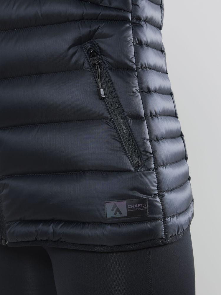 Warme Daunen Weste / Gilet für Damen - Warm gefüttert - wirbe-welt.shop