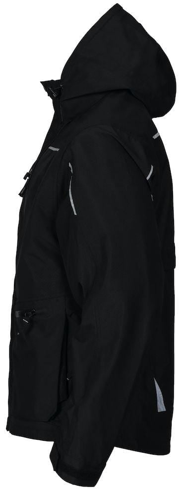 Herren wind- und wasserdichte und atmungsaktive Hardshell Jacke M Schwarz - wirbe-welt.shop