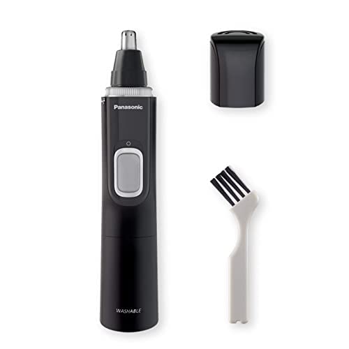 Panasonic Er-Gn300K503 Brauentrimmer für trockene und nasse Nase, Schwarz, 3,8 x 3,4 x 16,4 cm, für Herren.