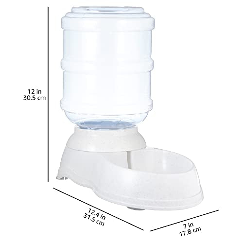 Amazon Basics Futter- und Wasserspender für Haustiere, Tränke, Größe S