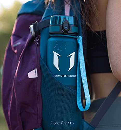 Super Sparrow Trinkflasche - Tritan Wasserflasche - 750ml - BPA-frei - Ideale Sportflasche - Sport, Wasser, Fahrrad, Fitness, Uni, Outdoor - Leicht, Nachhaltig