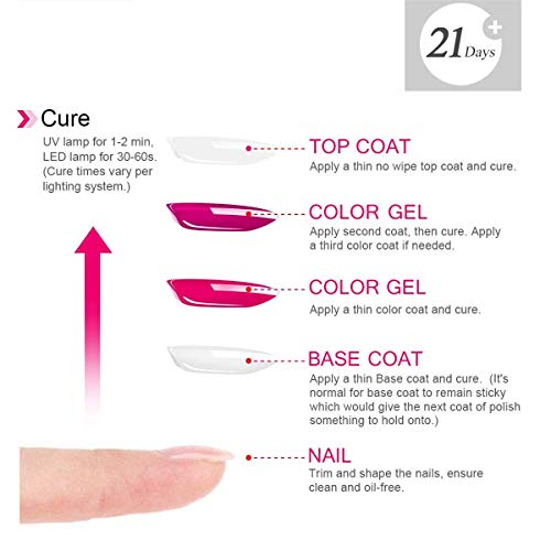 AIMEILI UV LED Gellack mehrfarbig ablösbarer Gel Nagellack Neon Gel Polish Set Kit - 6 x 10ml - Set Nummer 12