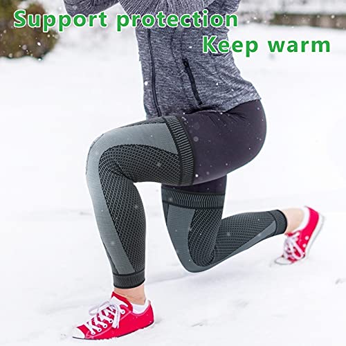 beister Kompression Kniebandage Männer & Damen, Sport Knieschoner, Kniestütze, Medizinischer Knieschützer, Knie Wärmer für Laufen,Meniskusriss,ACL,Arthrose,Gelenkschmerzlinderung（Paar）