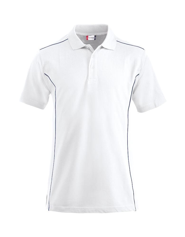 Clique Herren Polo-Shrit mit Kontrast Streifen 'New Conway' - wirbe-welt.shop