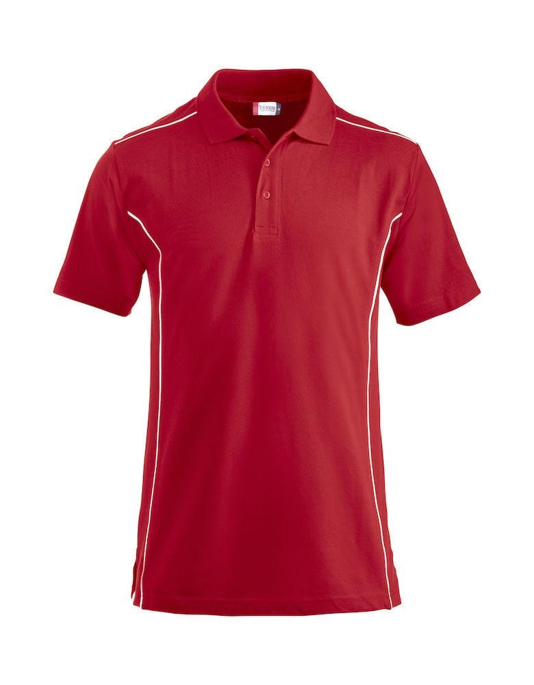 Clique Herren Polo-Shrit mit Kontrast Streifen 'New Conway' - wirbe-welt.shop