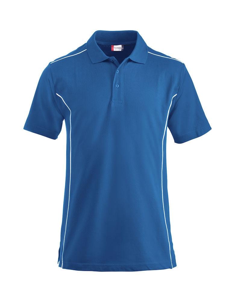 Clique Herren Polo-Shrit mit Kontrast Streifen 'New Conway' - wirbe-welt.shop