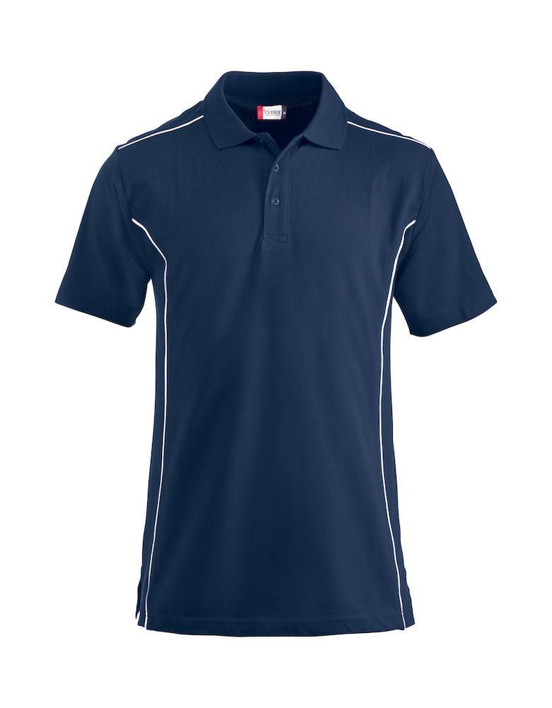 Clique Herren Polo-Shrit mit Kontrast Streifen 'New Conway' - wirbe-welt.shop