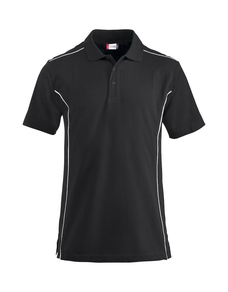 Clique Herren Polo-Shrit mit Kontrast Streifen 'New Conway' - wirbe-welt.shop