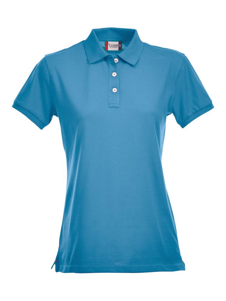 Clique Damen Poloshirt mit modernem Schnitt und Strechanteil, 'Premium Polo Ladies' - wirbe-welt.shop