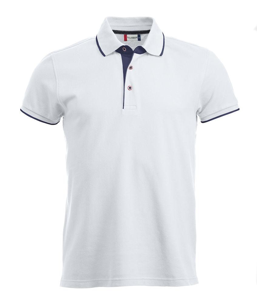 Clique Herren Poloshirt 'Seattle' mit Kontrastelementen - wirbe-welt.shop