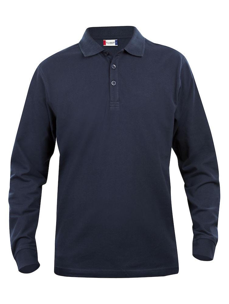 Clique Herren Langarm Poloshirt 'Classic Lincoln L/S' - wirbe-welt.shop
