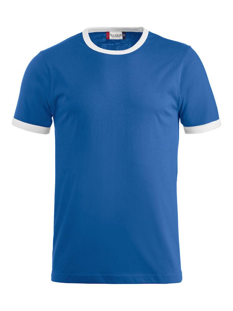 Clique Herren T-Shirt mit Details in Kontrastfarbe 'Nome' - wirbe-welt.shop