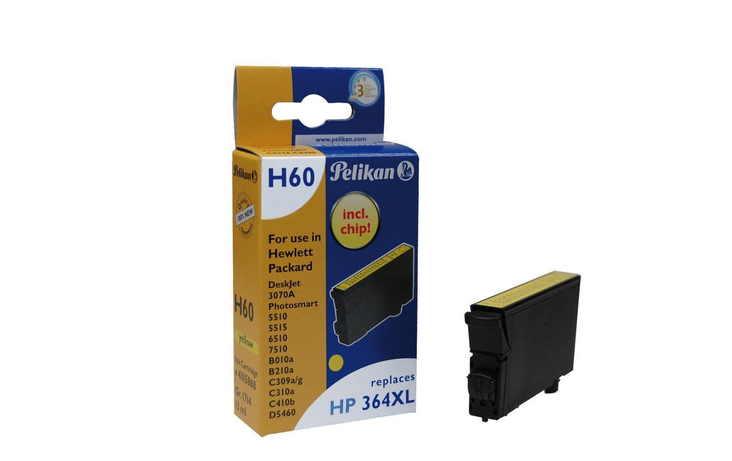 Pelikan Tinte HP Nr. 364XL (CB325EE) Yellow - wirbe-welt.shop
