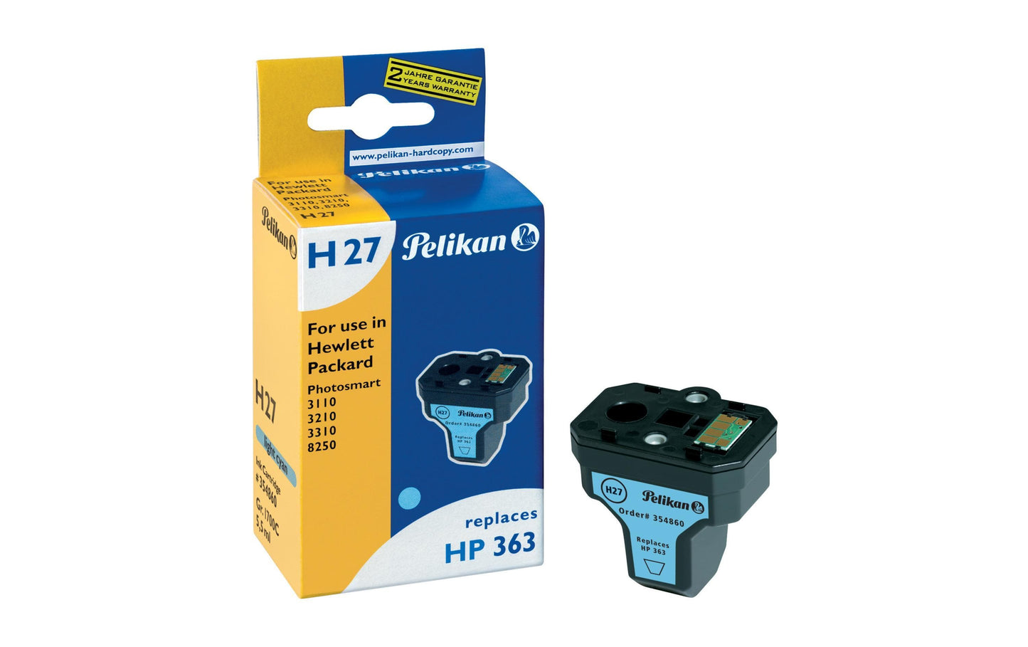 Pelikan Tinte HP Nr. 363 (C8774EE) Light Cyan - wirbe-welt.shop