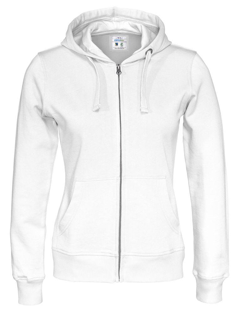 Cottover Damen Hoodie mit Reissverschluss - wirbe-welt.shop