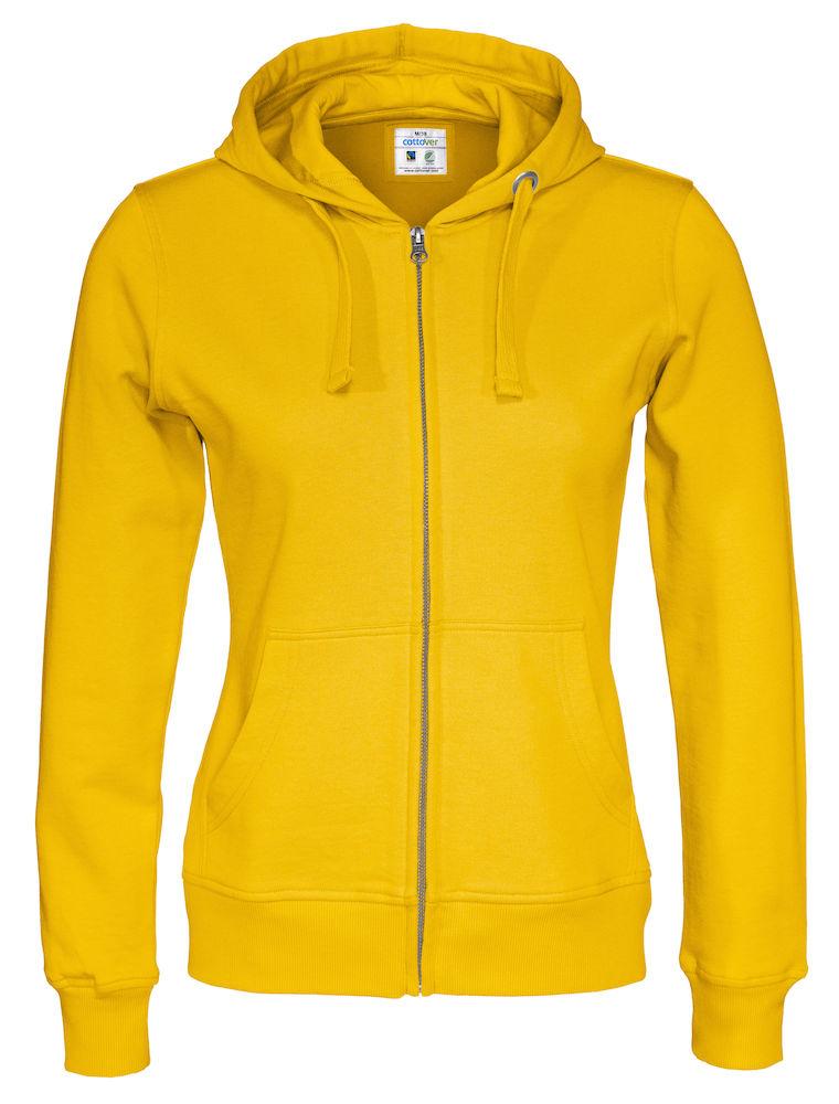 Cottover Damen Hoodie mit Reissverschluss - wirbe-welt.shop