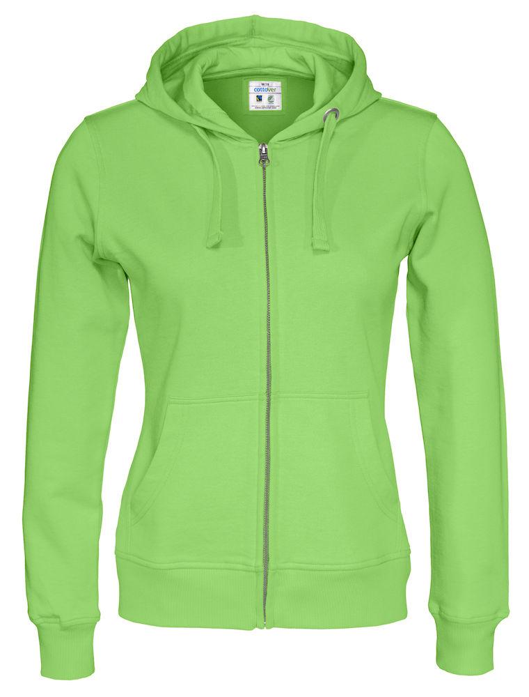 Cottover Damen Hoodie mit Reissverschluss - wirbe-welt.shop