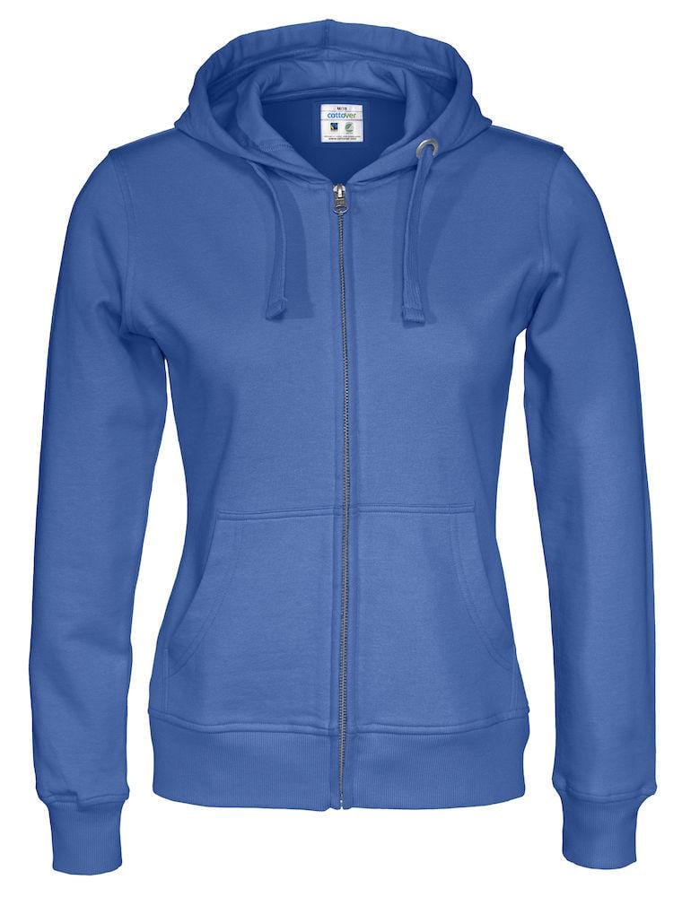 Cottover Damen Hoodie mit Reissverschluss - wirbe-welt.shop