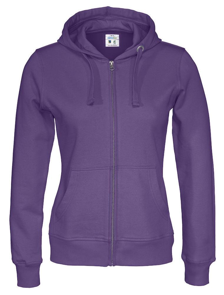Cottover Damen Hoodie mit Reissverschluss - wirbe-welt.shop