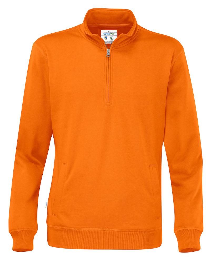 Cottover Unisex Sweatshirt half Zip - wirbe-welt.shop