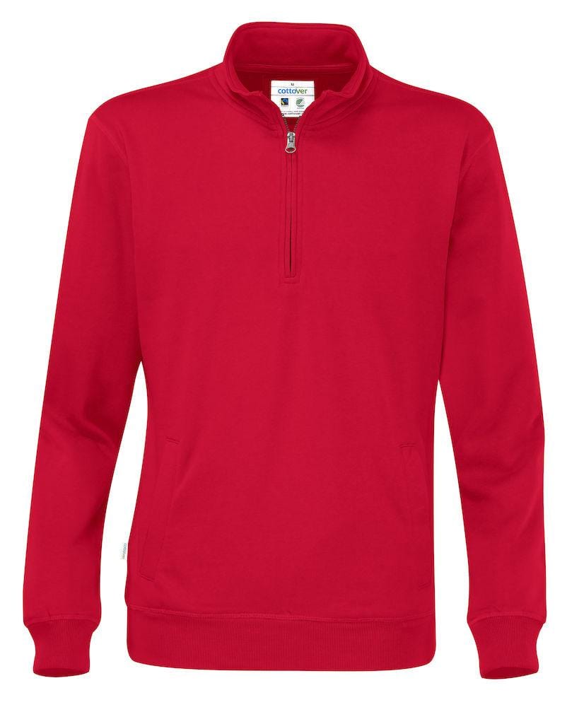 Cottover Unisex Sweatshirt half Zip - wirbe-welt.shop