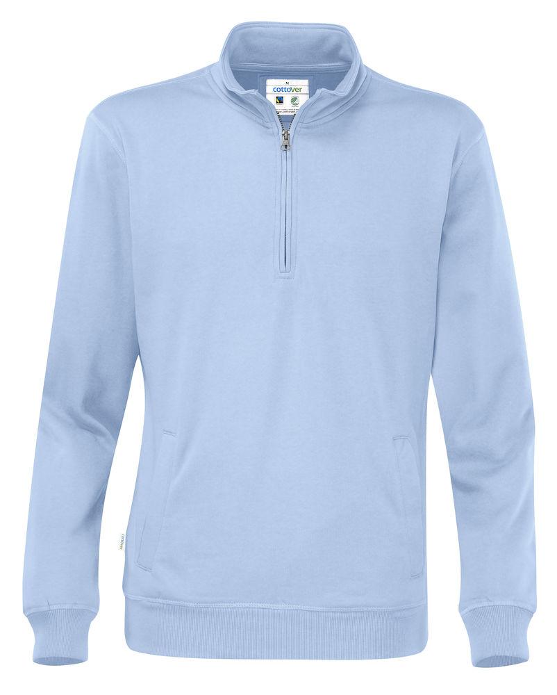 Cottover Unisex Sweatshirt half Zip - wirbe-welt.shop