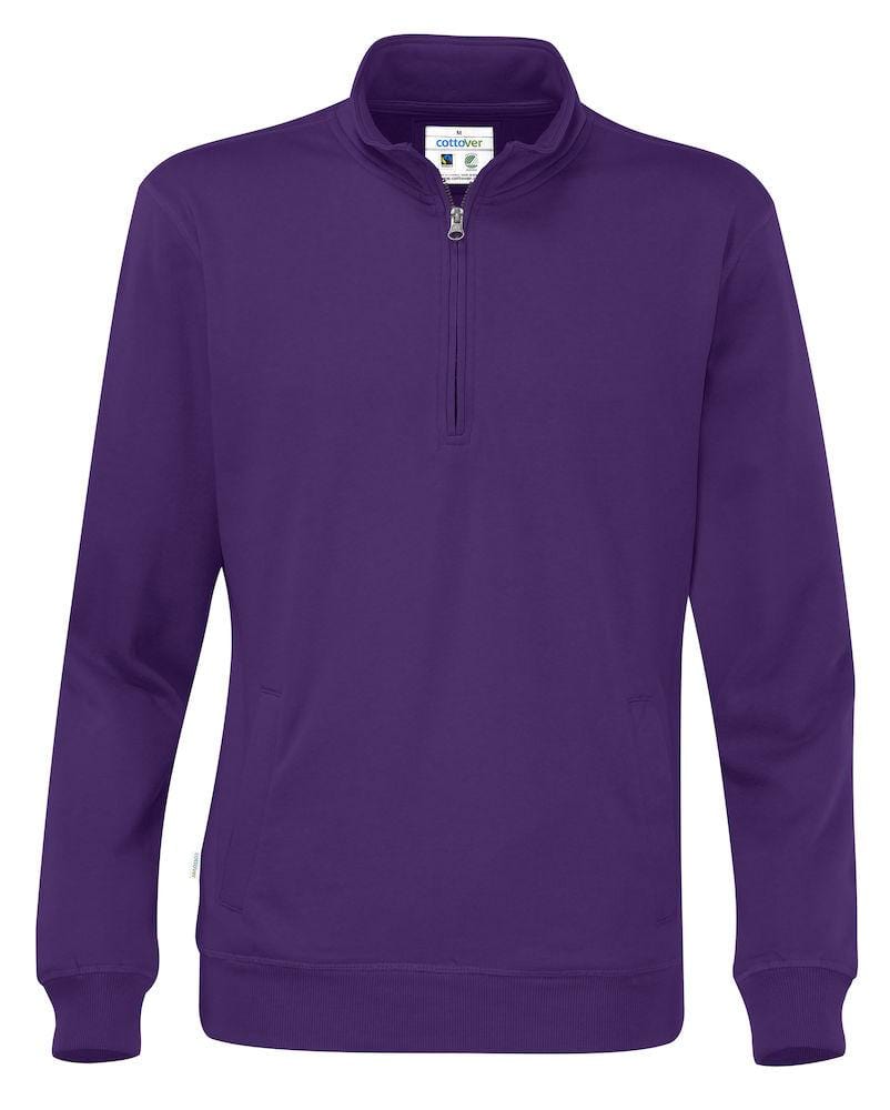 Cottover Unisex Sweatshirt half Zip - wirbe-welt.shop