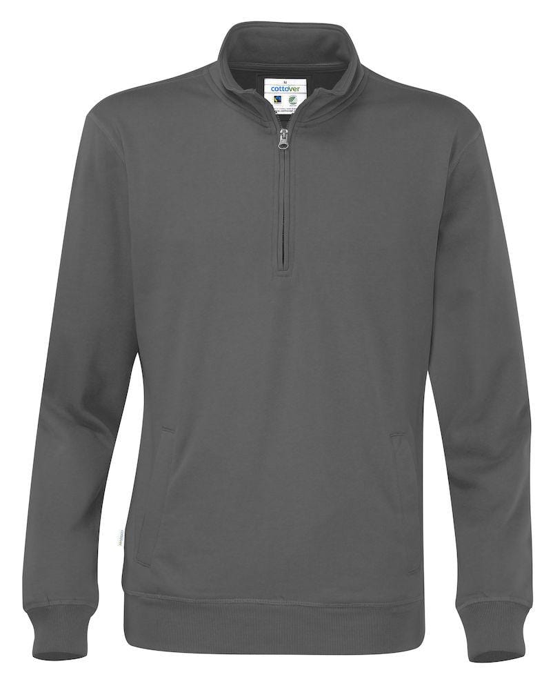 Cottover Unisex Sweatshirt half Zip - wirbe-welt.shop