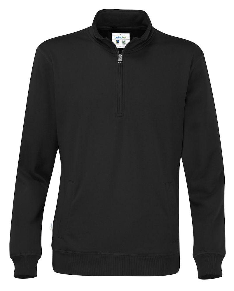 Cottover Unisex Sweatshirt half Zip - wirbe-welt.shop