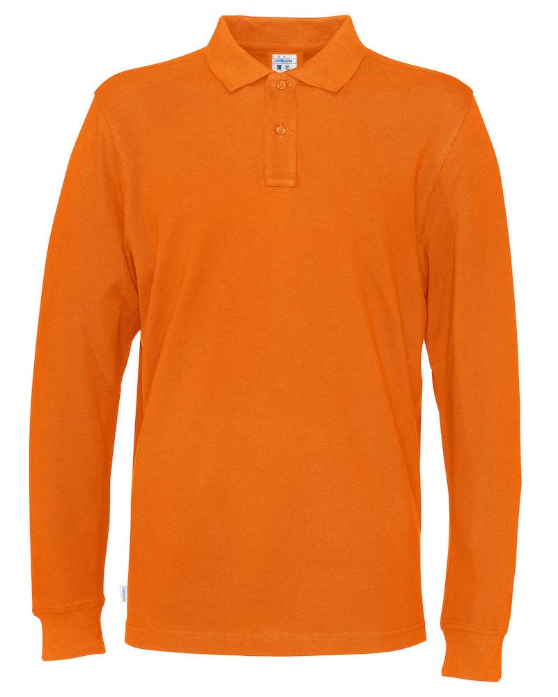 Cottover Herren Langarm Poloshirt in vielen modischen Farben (auch für Damen geeignet) - wirbe-welt.shop