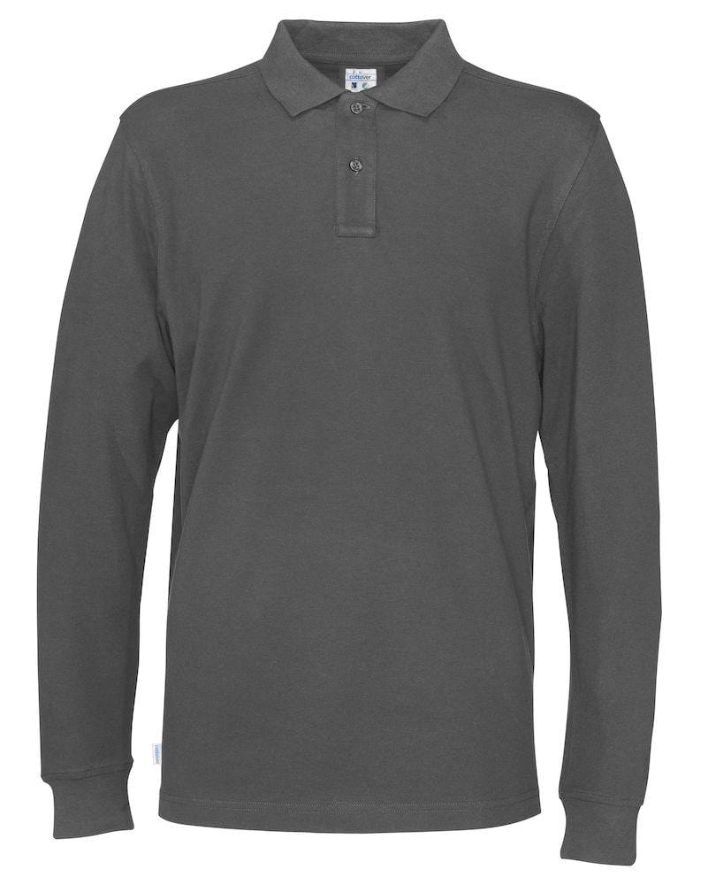 Cottover Herren Langarm Poloshirt in vielen modischen Farben (auch für Damen geeignet) - wirbe-welt.shop