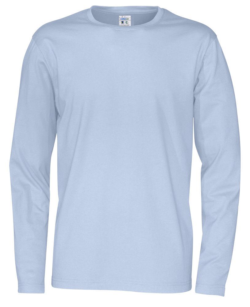 Cottover Herren Langarm T-shirt mit Rundkragen - wirbe-welt.shop