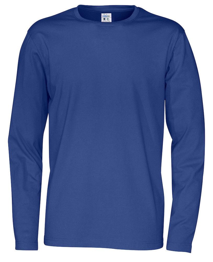Cottover Herren Langarm T-shirt mit Rundkragen - wirbe-welt.shop