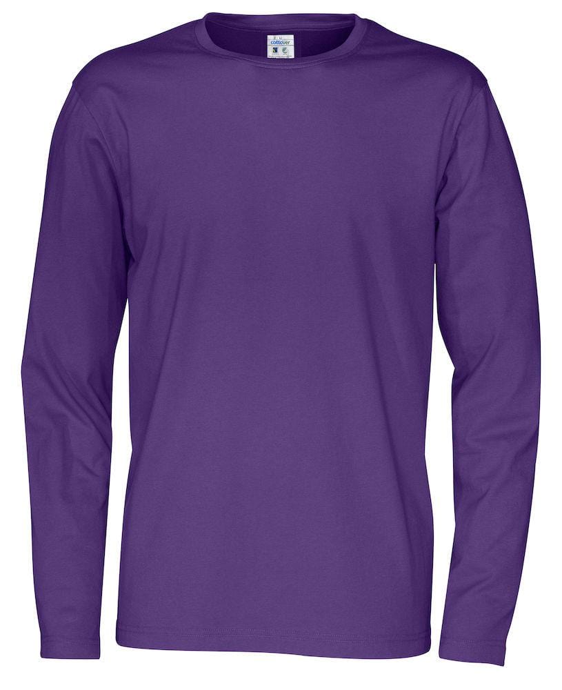 Cottover Herren Langarm T-shirt mit Rundkragen - wirbe-welt.shop