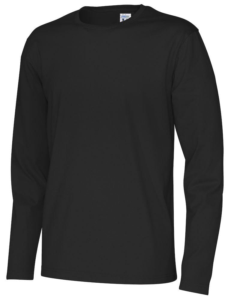 Cottover Herren Langarm T-shirt mit Rundkragen - wirbe-welt.shop