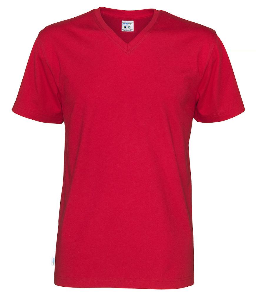 Cottover Unisex T-shirt mit V-Ausschnitt in vielen Farben - wirbe-welt.shop