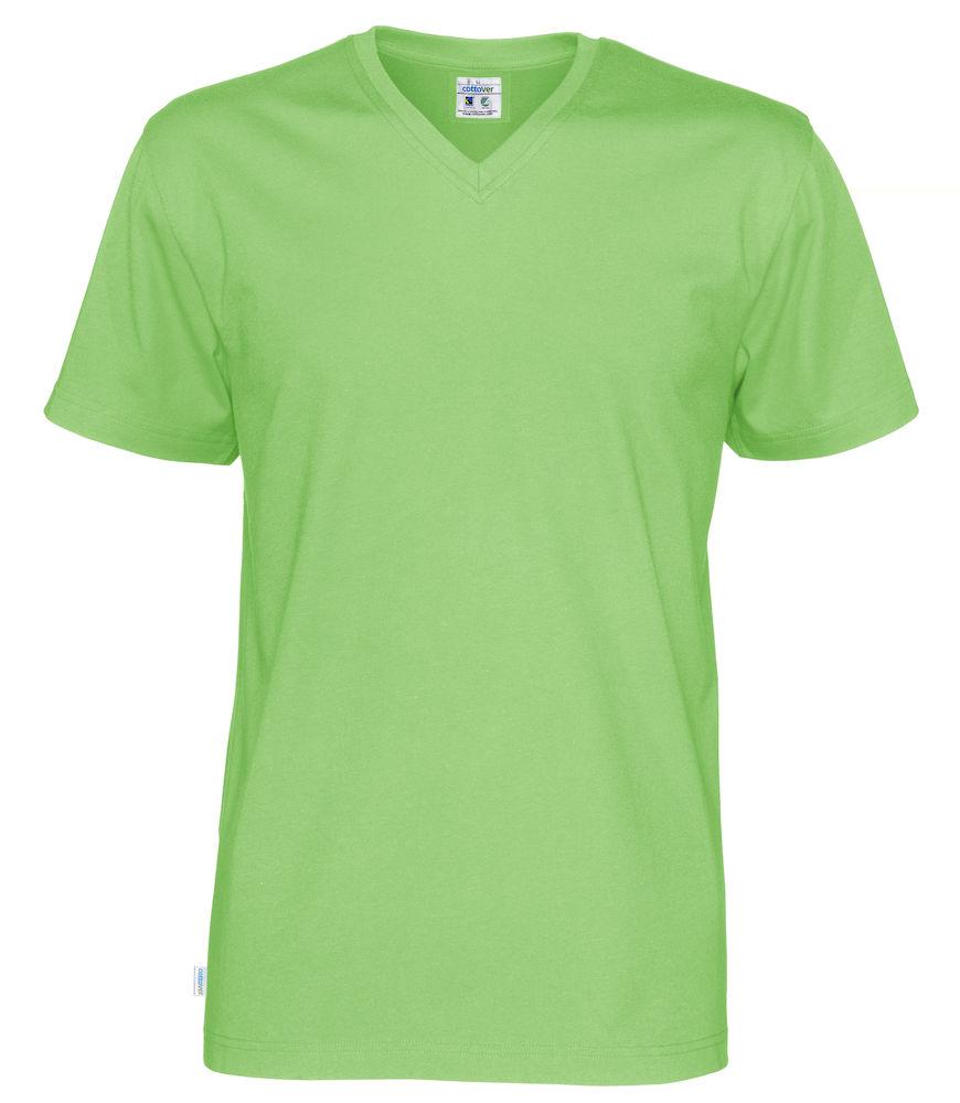 Cottover Unisex T-shirt mit V-Ausschnitt in vielen Farben - wirbe-welt.shop